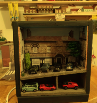 3D diorama for car models