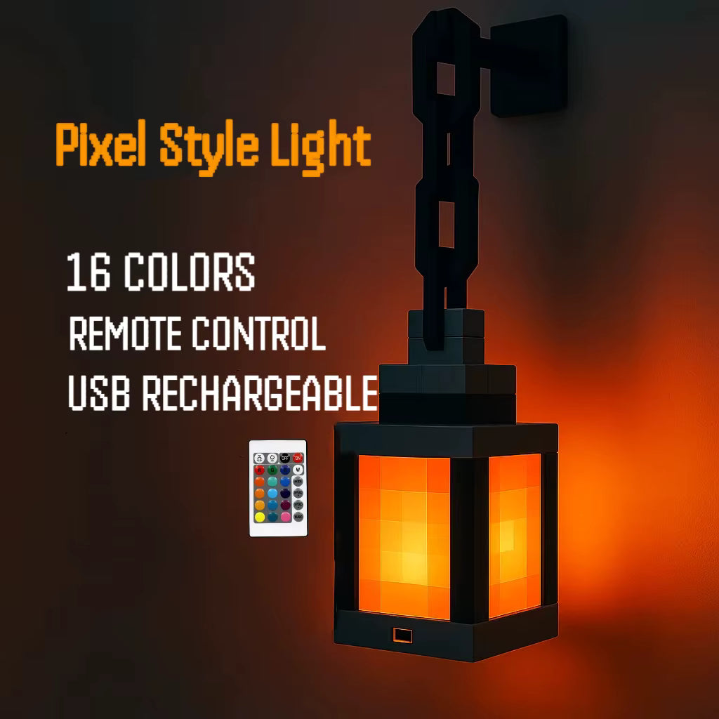 Lampara Minecraft Farol Led