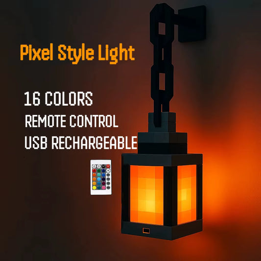 Lampara Minecraft Farol Led